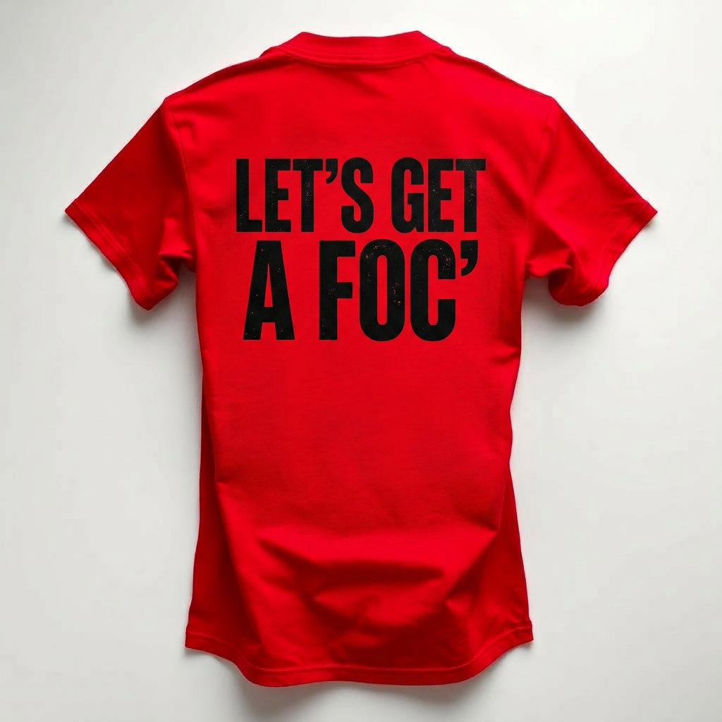 Let's Get A Foc' Tee back